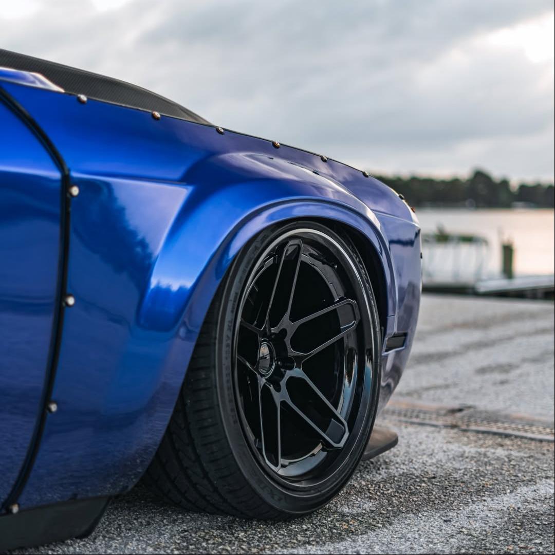 Gloss Metallic Blueberry Car Vinyl Wrap PET