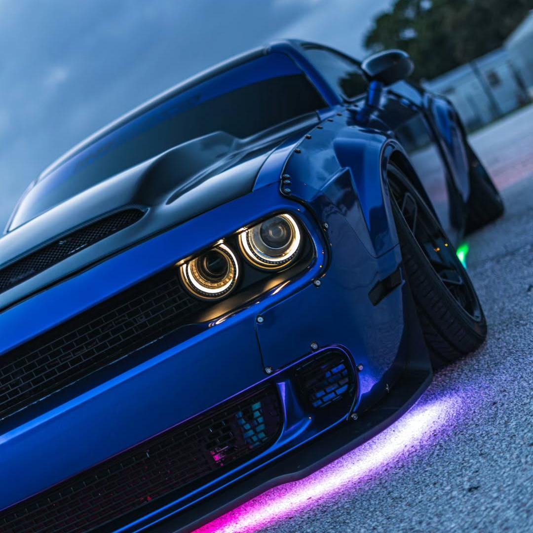 Gloss Metallic Blueberry Car Vinyl Wrap PET