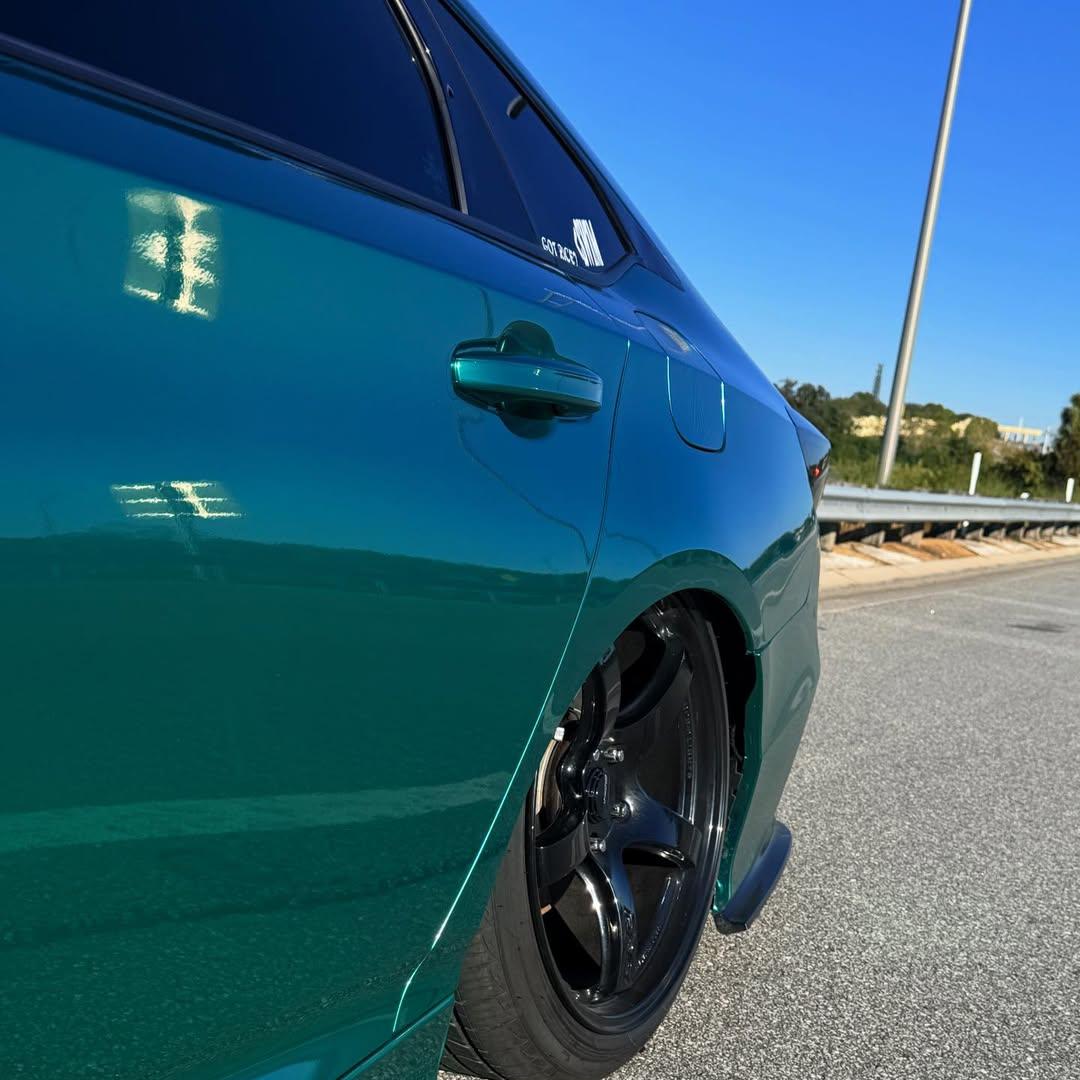 Gloss Metallic Emerald Green Car Wrap Vinyl PET