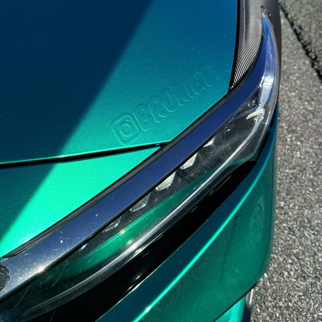 Gloss Metallic Emerald Green Car Wrap Vinyl PET