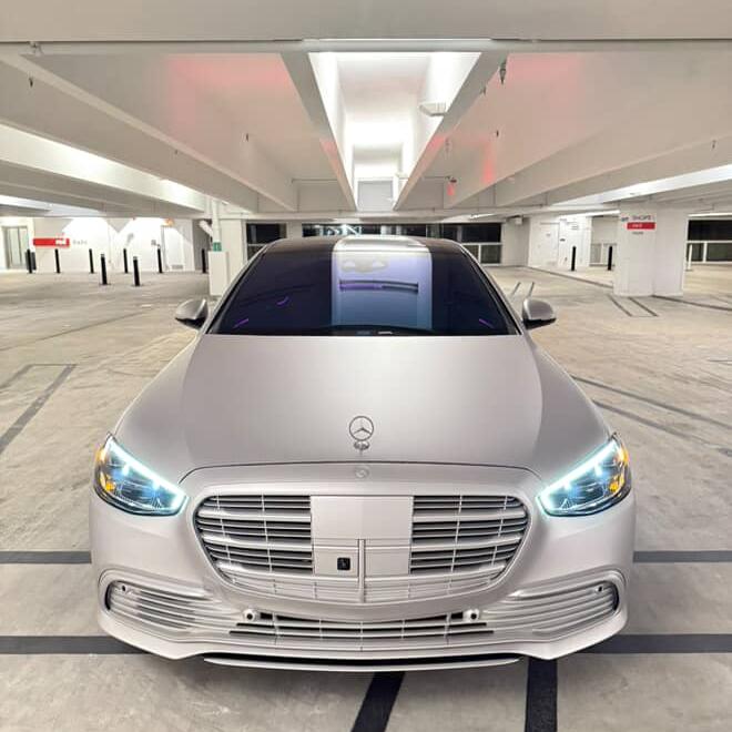 Matte Ultimate Flat Silver Car Vinyl Wrap PET