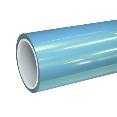TPU Gloss Metallic Neon Ice Blue Colored PPF | Paint Protection Film 01