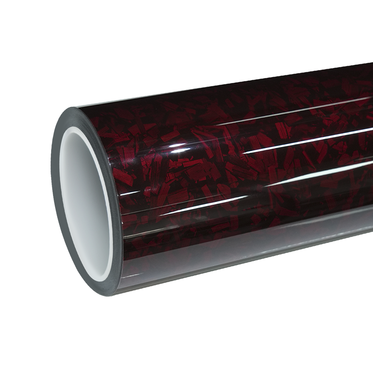 TPU Gloss Red Forged Carbon PPF Paint Protection Film 