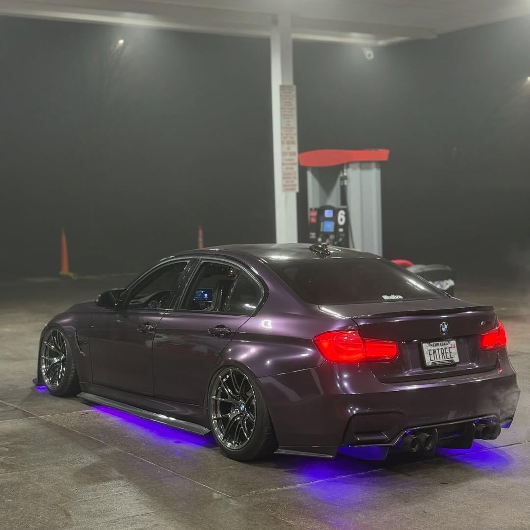 Gloss Metallic Galaxy Purple Car Vinyl Wrap PET