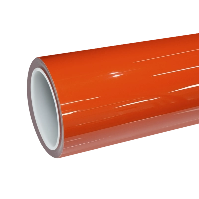 TPU Gloss Crystal Orange Red Colored PPF Paint Protection Film 01