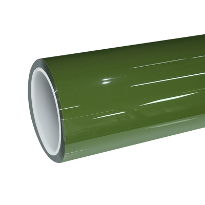 TPU Gloss Light Racing Green Colored PPF Paint Protection Film 01