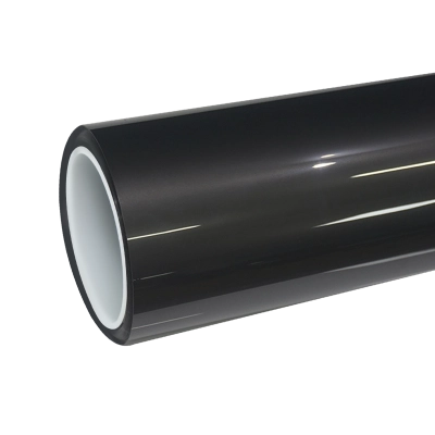 TPU Gloss Metallic Tungsten Black Colored PPF Paint Protection Film   01