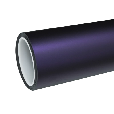 TPU Matte Ghost Midnight Purple Colored PPF Paint Protection Film 01
