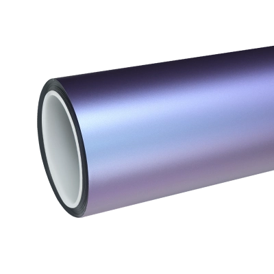 TPU Matte Purple Mist Silver Colored PPF Paint Protection Film 01