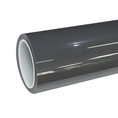 TPU Gloss Bright Dark Gray Colored PPF Paint Protection Film 01