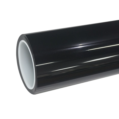 TPU Gloss Glitter Santorini Black Colored PPF Paint Protection Film 01