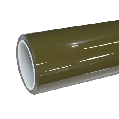 TPU Gloss Military Green Colored PPF Paint Protection Film 01