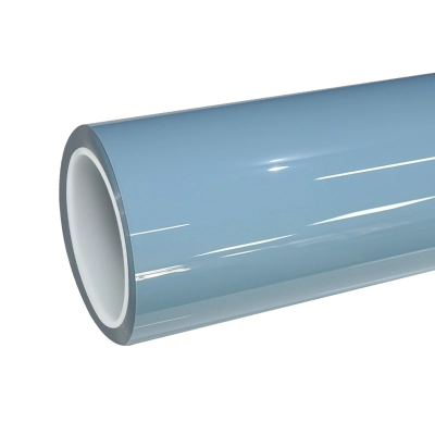 TPU Glossy Baby Blue Colored PPF Paint Protection Film 01