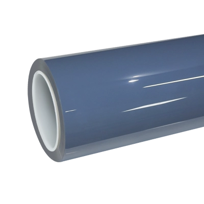 TPU Glossy China Blue Colored PPF Paint Protection Film 01