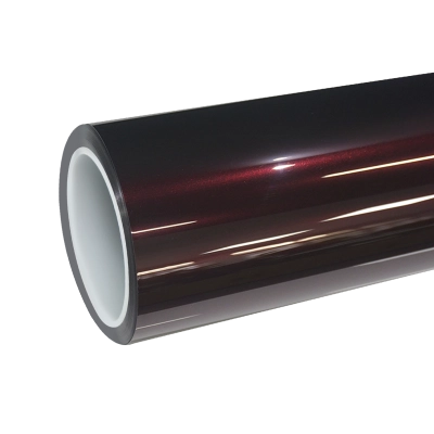 TPU Gloss Metallic Black Rose Colored PPF Paint Protection Film 01