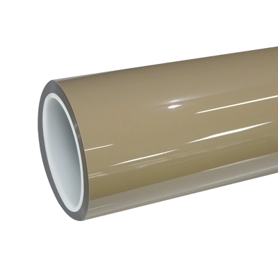 TPU Glossy Cuban Sand Yellow Colored PPF Paint Protection Film 01