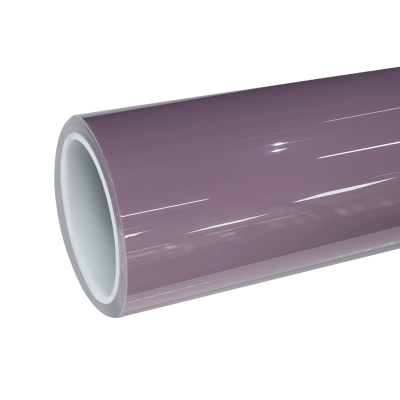 TPU Glossy Rose Latte Pink Colored PPF Paint Protection Film 01