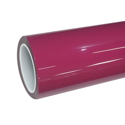 TPU Glossy Rose Red Colored PPF Paint Protection Film 01