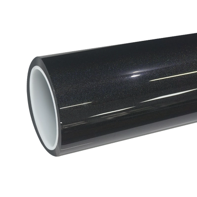 TPU Gloss Metallic Rainbow Laser Black Color PPF Paint Protection Film   01