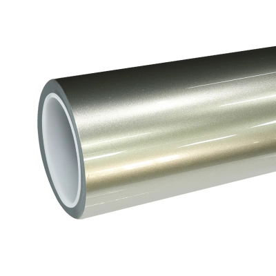 Gloss Metallic Champagne Gold Colored PPF (Paint Protection Film) 01