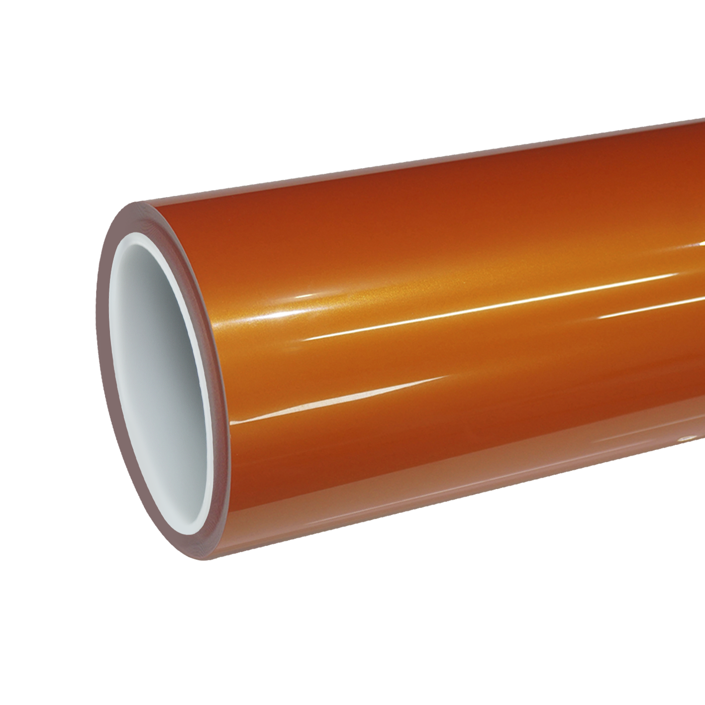 TPU Gloss Metallic Fiery Orange Colored PPF Paint Protection Film