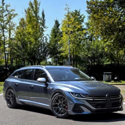 Gloss Metallic Byron Bay Blue Car Vinyl Wrap Bentley 02