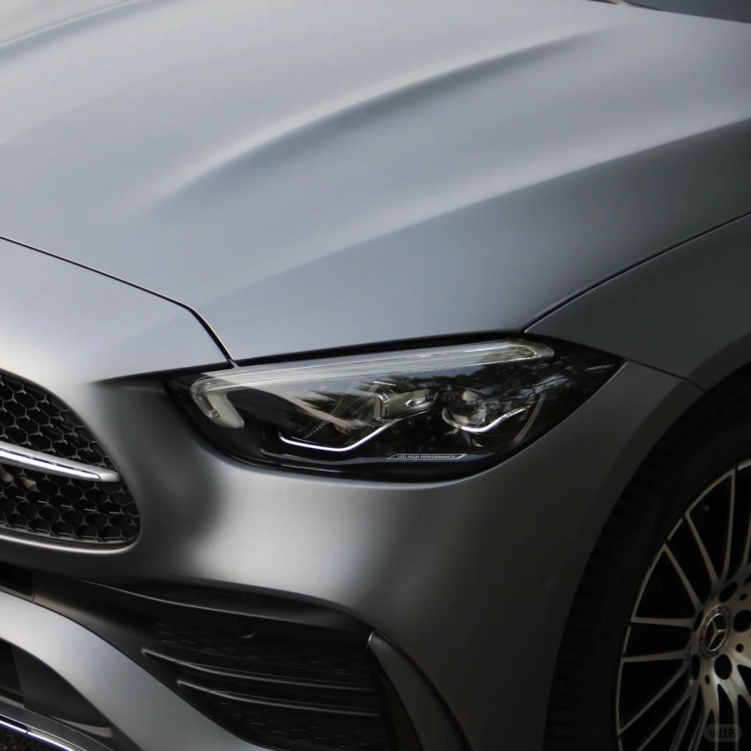 Matte Metallic Dark AMG Grey Car Vinyl Wrap PET