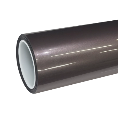 TPU Gloss Metallic Frozen Berry Pink Colored PPF Paint Protection Film 01