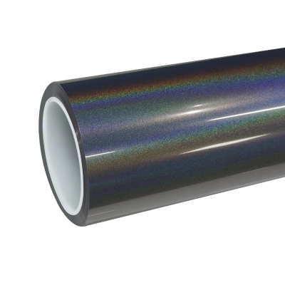 TPU Gloss Metallic Rainbow Laser Light Grey Colored PPF Paint Protection Film 01