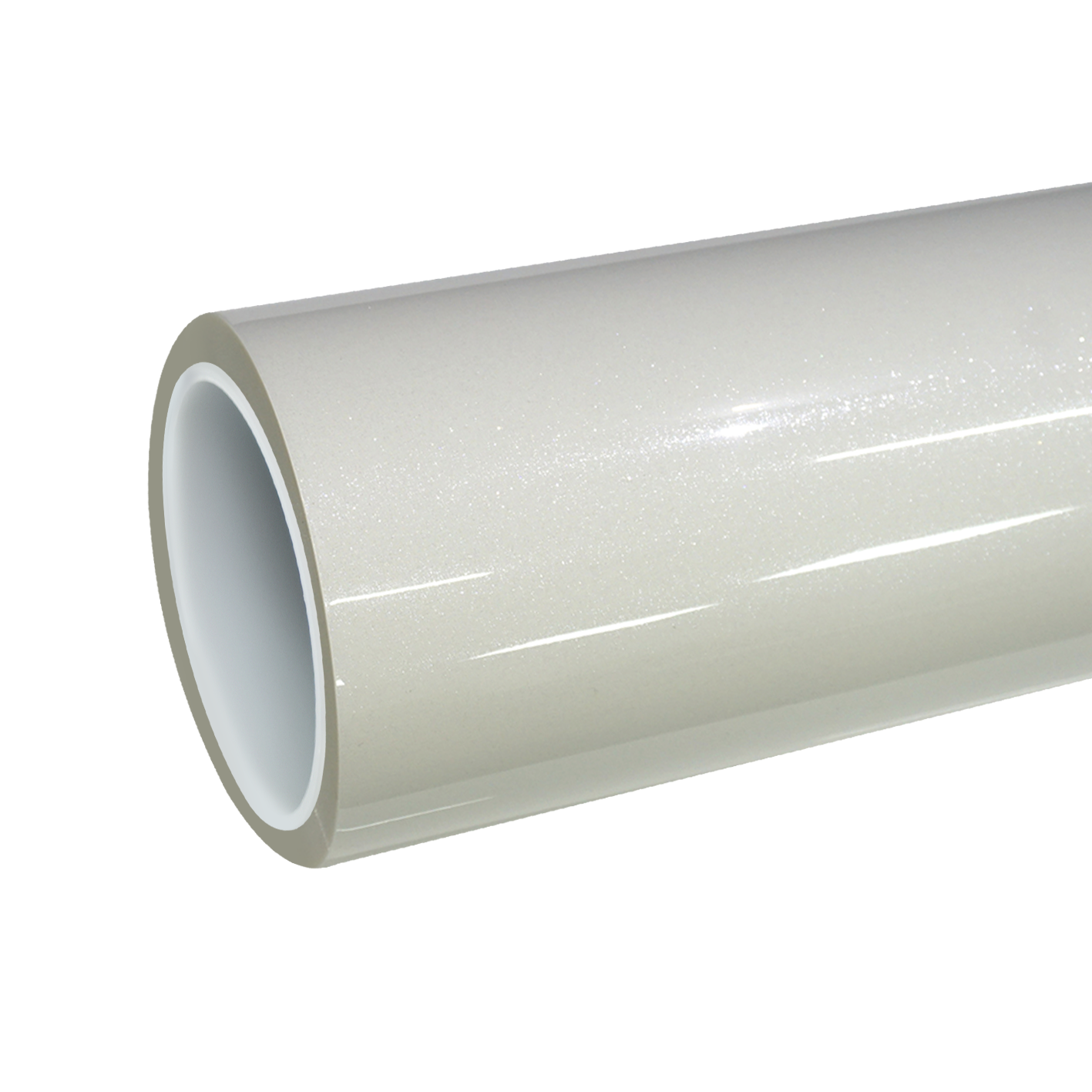 TPU Gloss Metallic Sparkle Glitter White Colored PPF Paint Protection Film