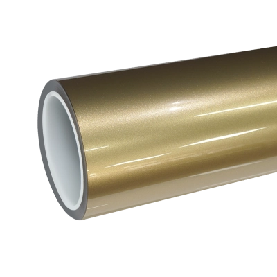 TPU Gloss Milan Gold Colored PPF| Paint Protection Film BMW 01