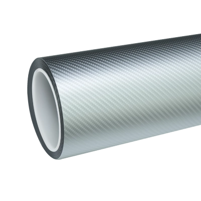 TPU Matte Silver Carbon Fiber Colored PPF Car Paint Protection Film 01