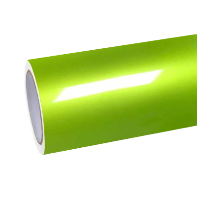 Gloss Liquid Fluorescent Neon Yellow Car Vinyl Wrap PET 01