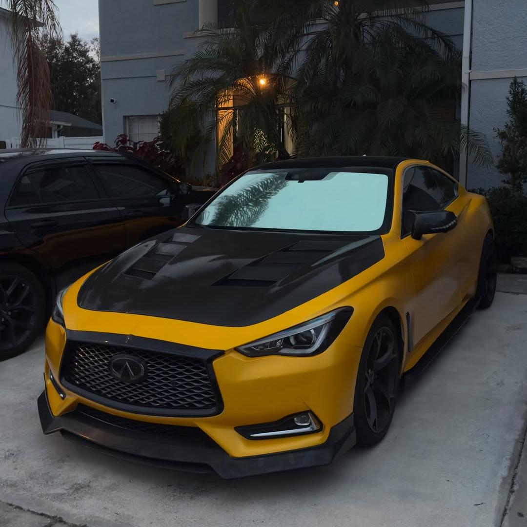 Matte Metallic Satin Energetic Yellow Car Vinyl Wrap