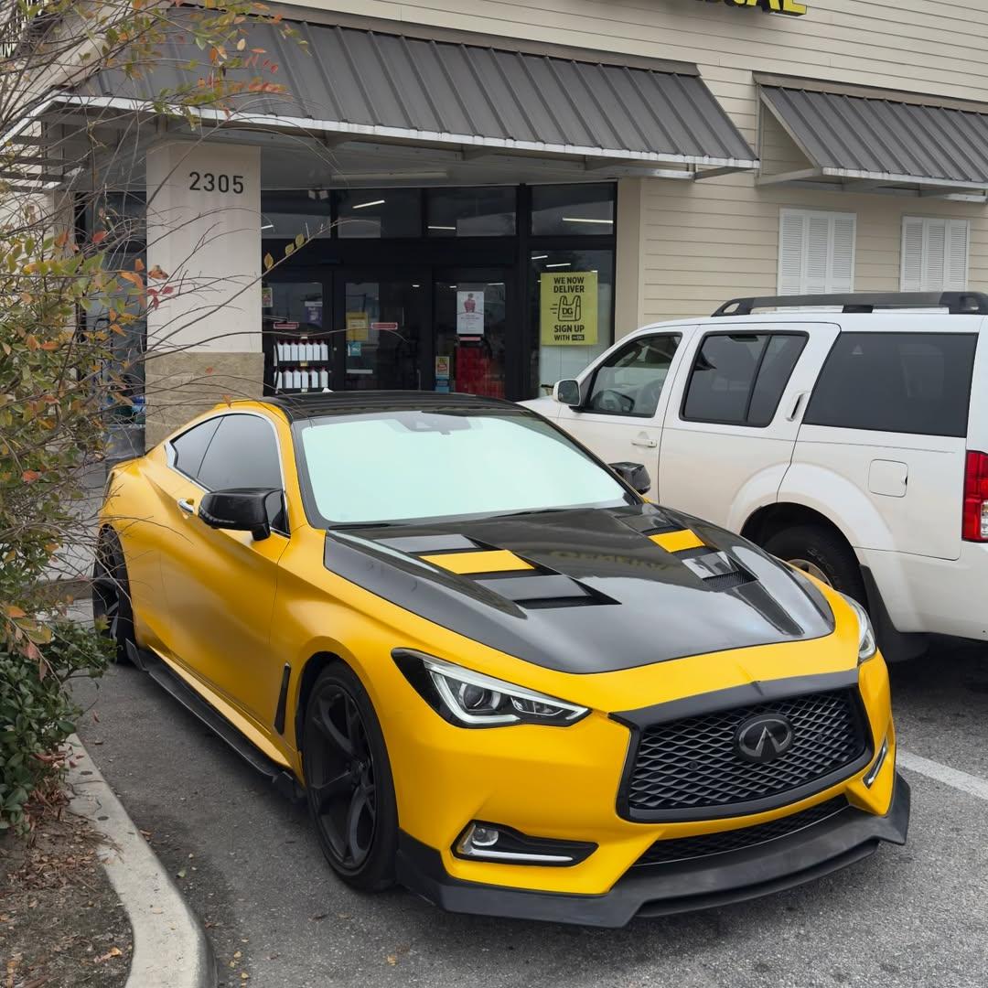 Matte Metallic Satin Energetic Yellow Car Vinyl Wrap