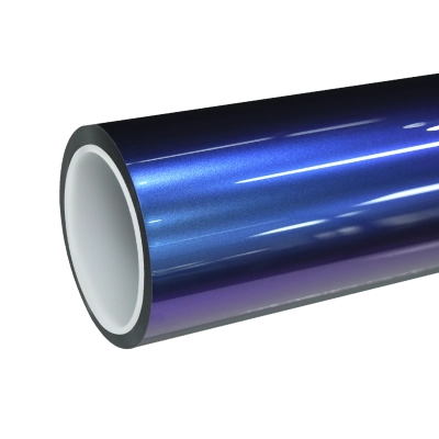 TPU Gloss Chameleon Blue Purple Colored PPF Paint Protection Film 01