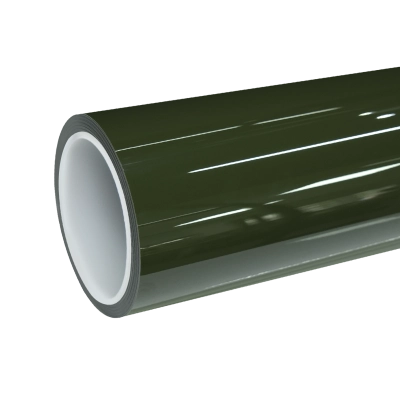 TPU Gloss Crystal Army Green Colored PPF Paint Protection Film 01