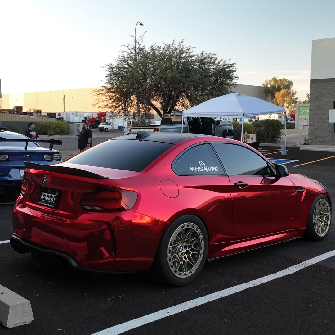 Gloss Mirror Chrome Candy Apple Red  Car Vinyl Wrap