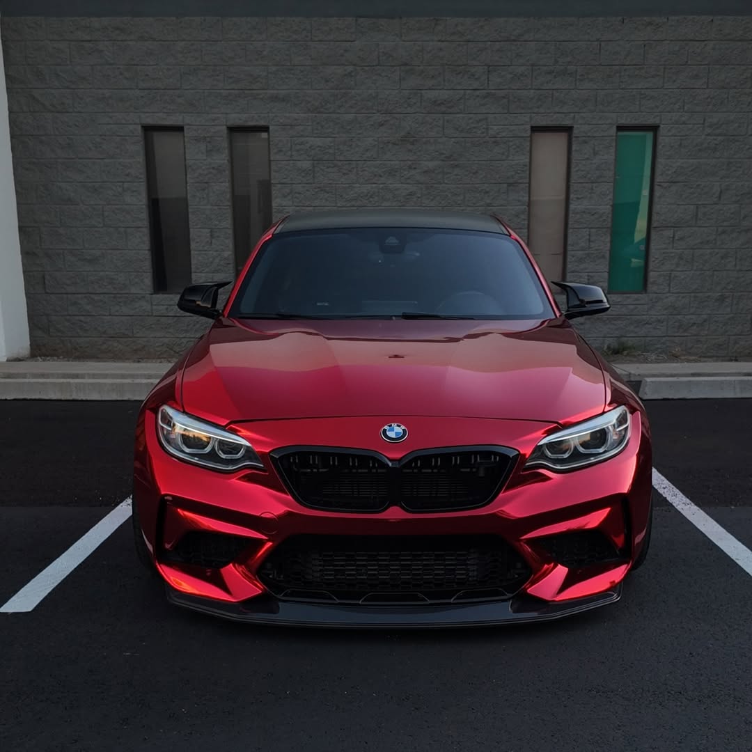 Gloss Mirror Chrome Candy Apple Red  Car Vinyl Wrap