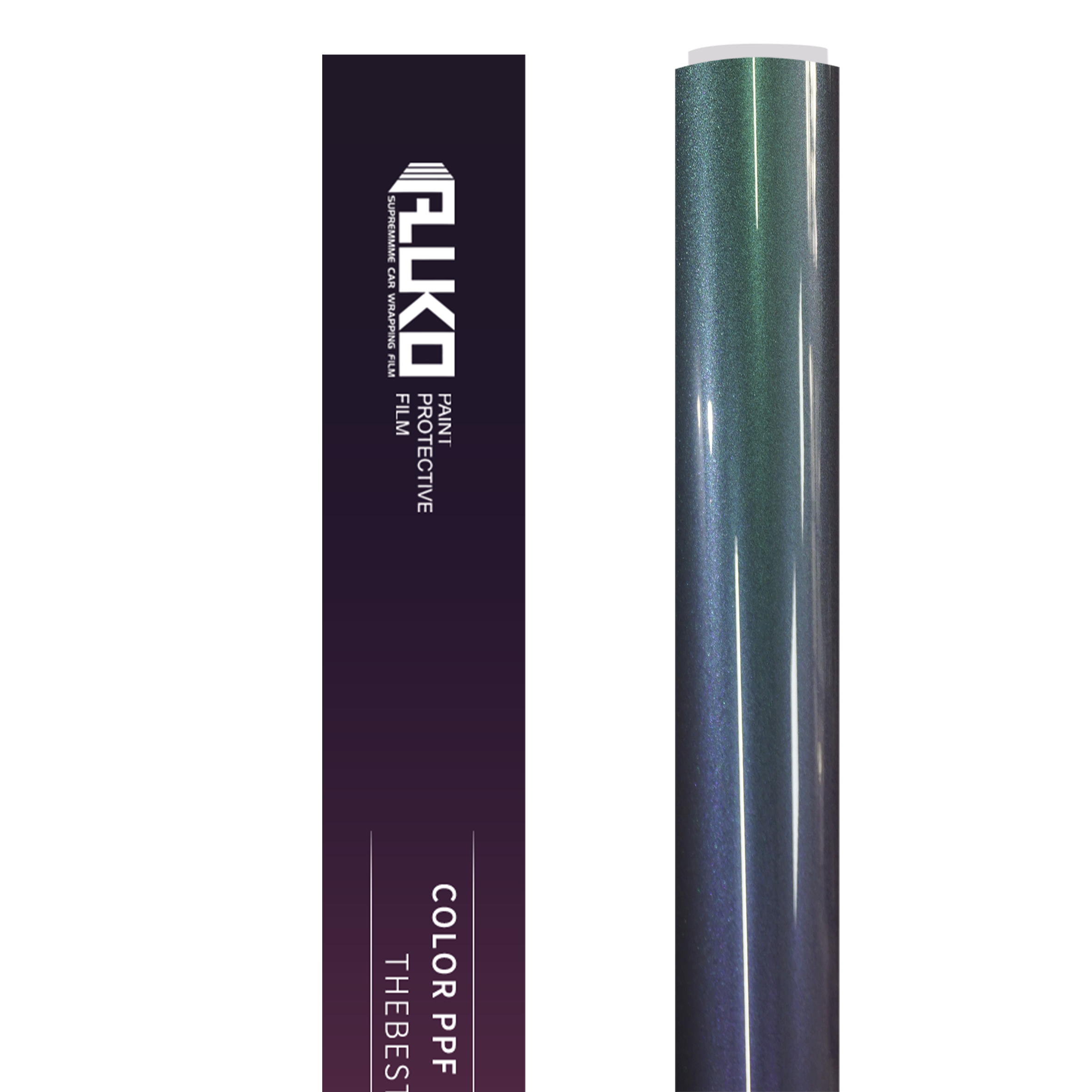 TPU Chameleon Grass Green Red Colored PPF Car Paint Protection Film