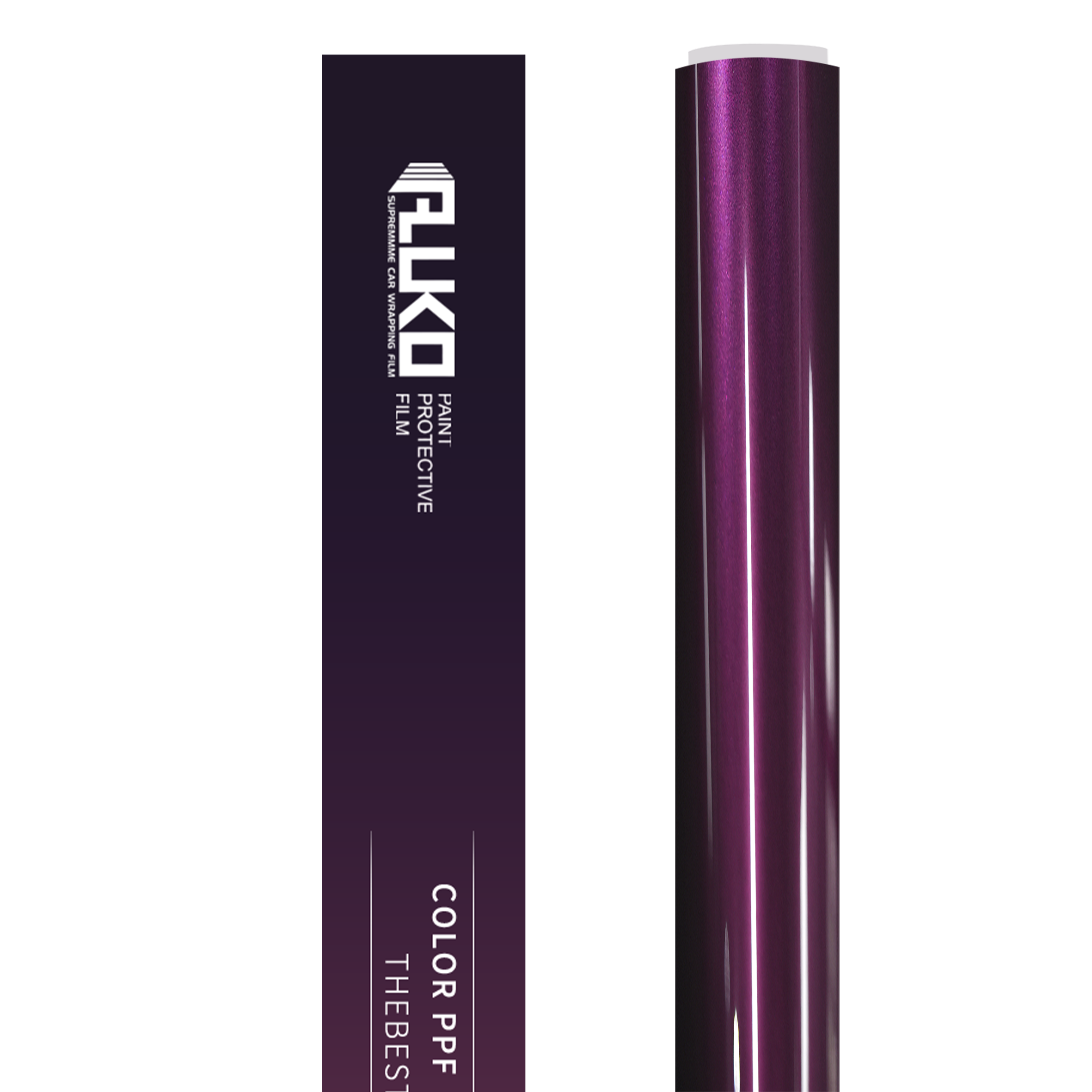 TPU Gloss Metallic Pearl Purple Colored PPF Paint Protection Film