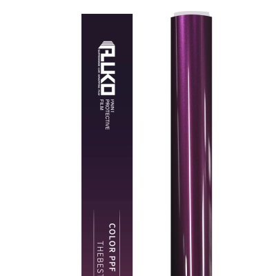 TPU Gloss Metallic Pearl Purple Colored PPF Paint Protection Film 02