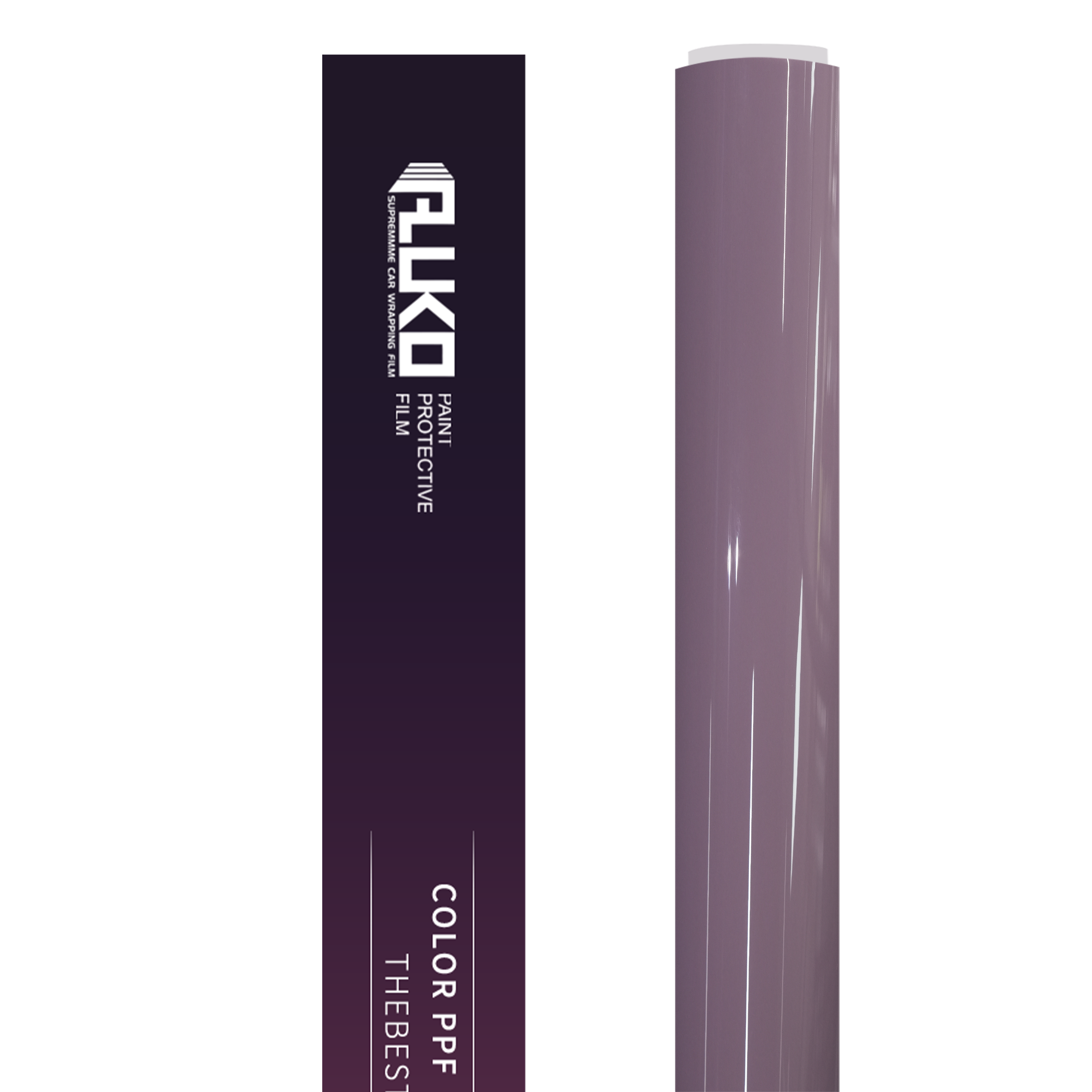 TPU Glossy Rose Latte Pink Colored PPF Paint Protection Film