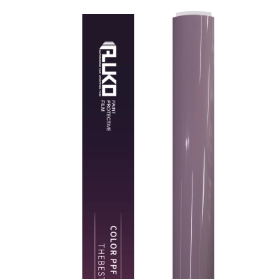 TPU Glossy Rose Latte Pink Colored PPF Paint Protection Film 02