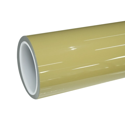 TPU Glossy Sunbath Yellow Colored PPF Paint Protection Film 01