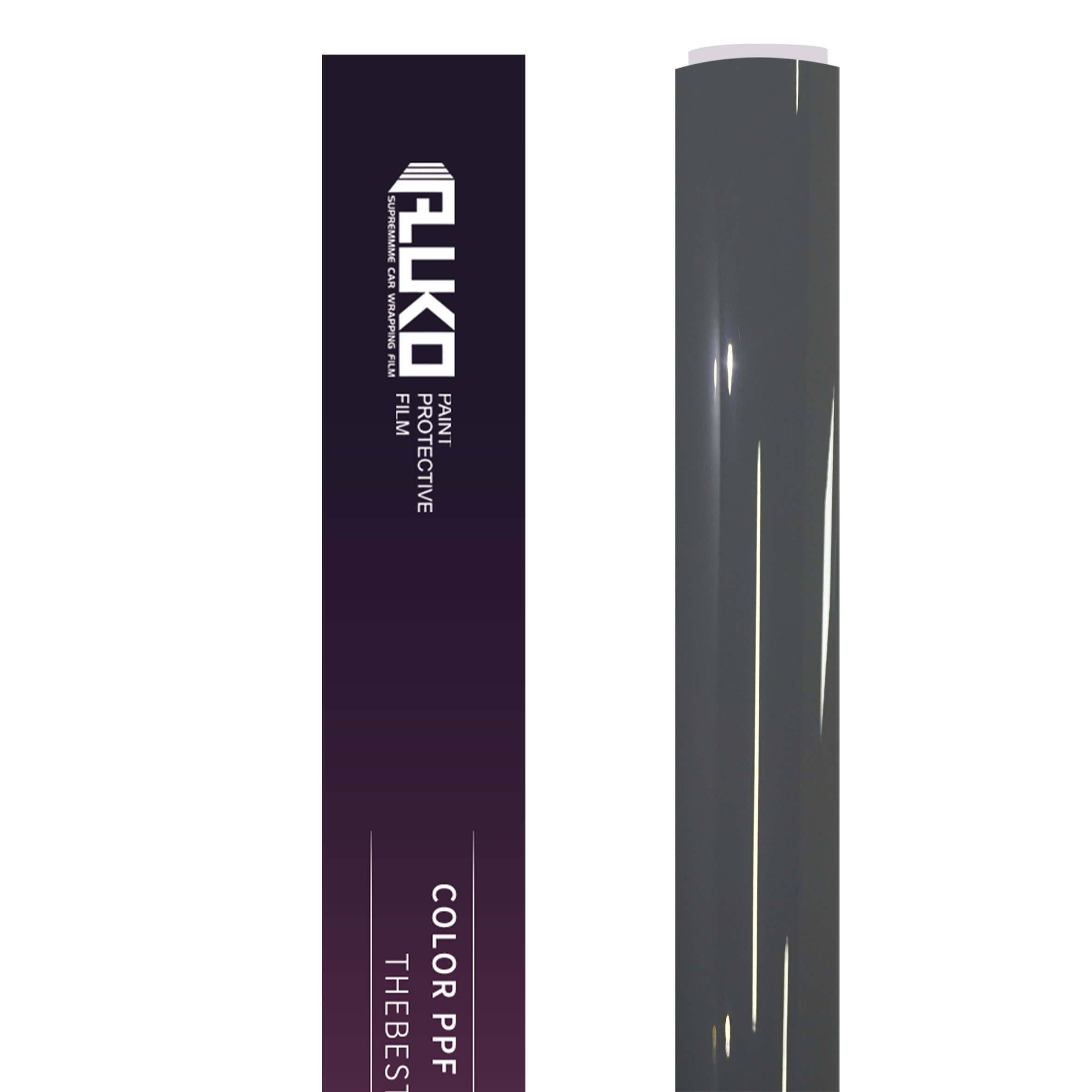 TPU Gloss Battleship Gray Colored PPF Paint Protection Film