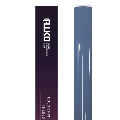 TPU Gloss China Blue Colored PPF Paint Protection Film 02