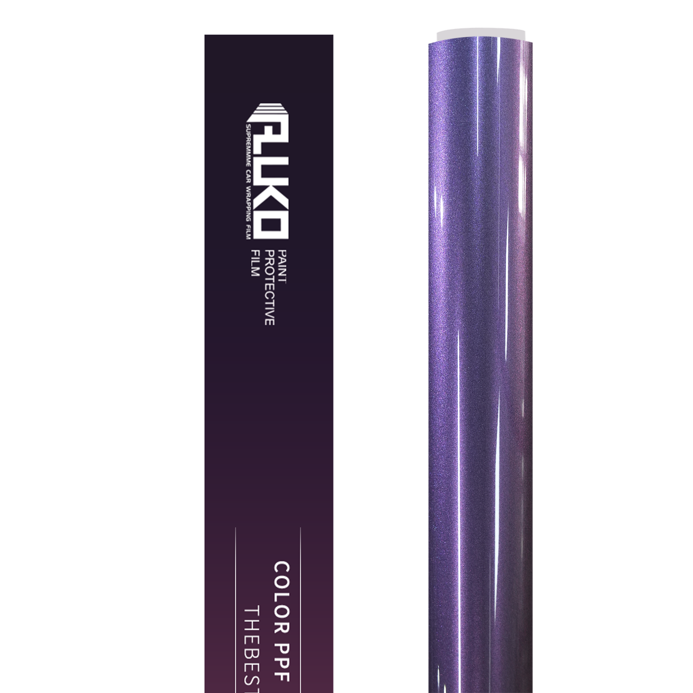 TPU Gloss Fantasy Spectrum Purple Colored PPF Car Paint Protection Film