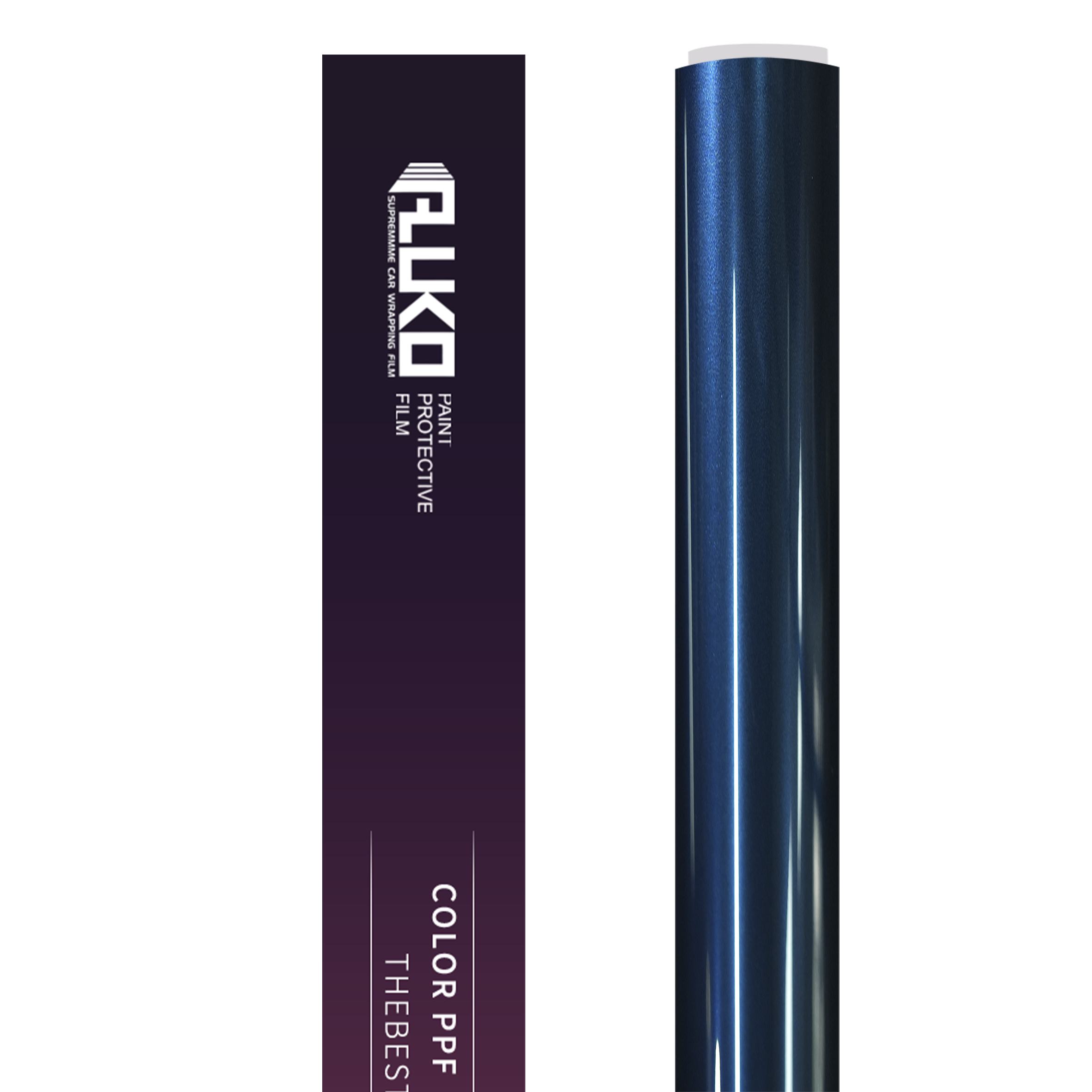 TPU Gloss Indigo Blue Colored PPF Paint Protection Film