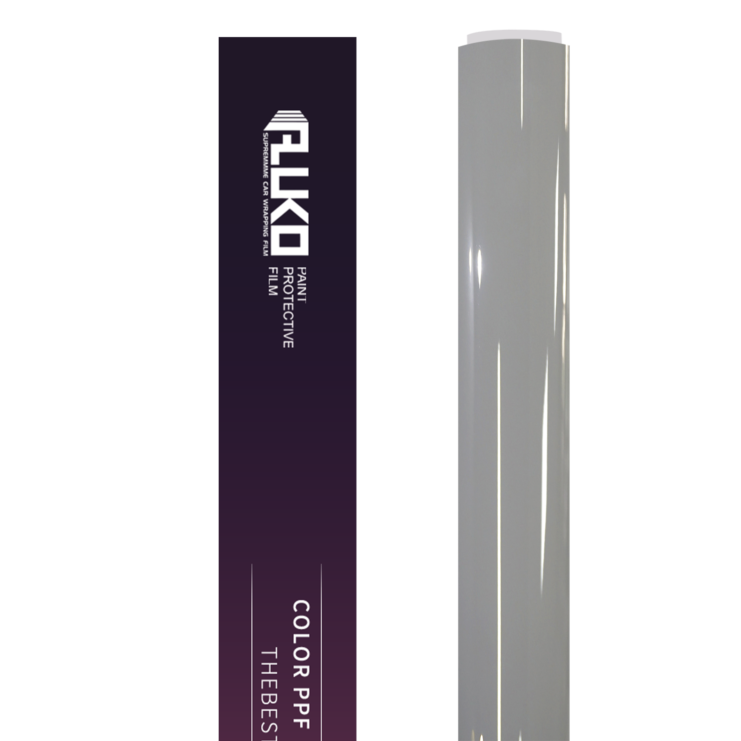 TPU Gloss Light Slate Grey Colored PPF Paint Protection Film